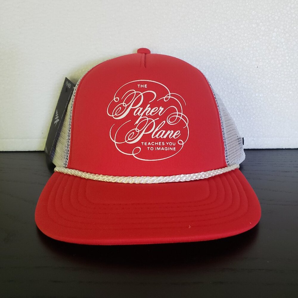 PAPER PLANES SCRIPT TRUCKER HAT